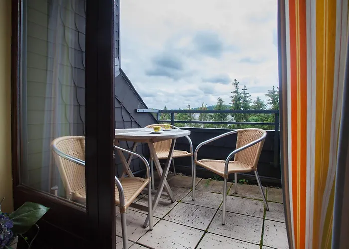 Apartment Welcome In - 'leni' Naast De Piste, Met Balkon, Sauna En Zwembad Winterberg